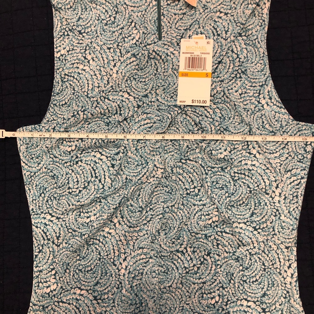NWT Michael Michael Kors Halter Ikat Flounce Dress Small and Medium - Picture 7 of 7